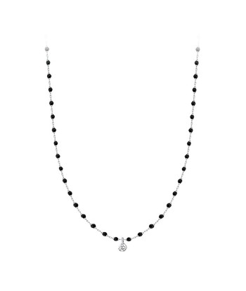 COLLIER MINI GIGI CLOZEAU OR GRIS NOIR DIAMANT de l' environnement