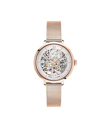 MONTRE PIERRE LANNIER FEMME AUTOMATIC DORE ROSE destockage