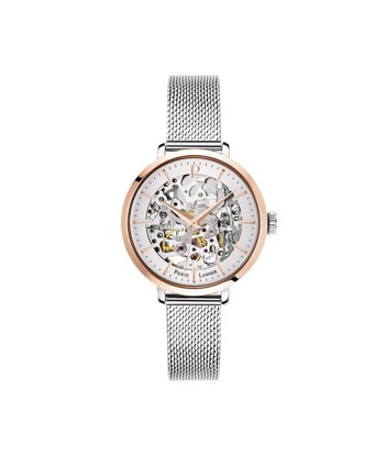 MONTRE PIERRE LANNIER FEMME AUTOMATIC ROSE/ARGENTE soldes