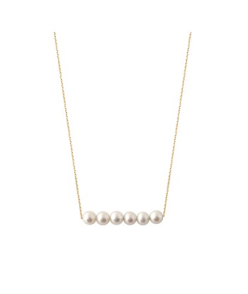 COLLIER CLAVERIN PEARL BAR OR JAUNE de la marque