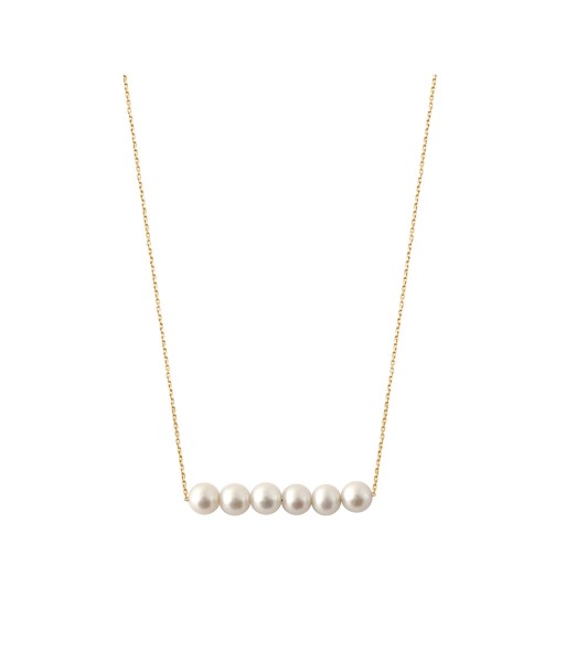 COLLIER CLAVERIN PEARL BAR OR JAUNE de la marque