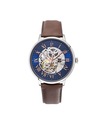 MONTRE PIERRE LANNIER HOMME AUTOMATIC BLEU pas cher 