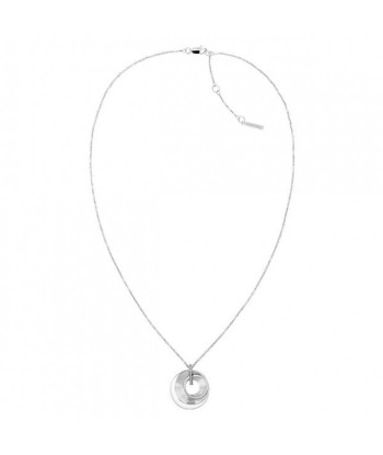 COLLIER CALVIN KLEIN SCULPTURAL PLAYFUL CIRCULAR SHIMMER la colonne vertébrale