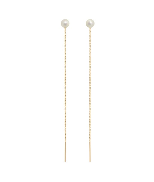 BOUCLES D'OREILLES CLAVERIN LONG SIMPLY OR JAUNE Amélioration de cerveau avec