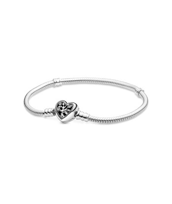 Bracelet Maille Serpent Fermoir Cœur Arbre de Vie Pandora Moments ouvre sa boutique