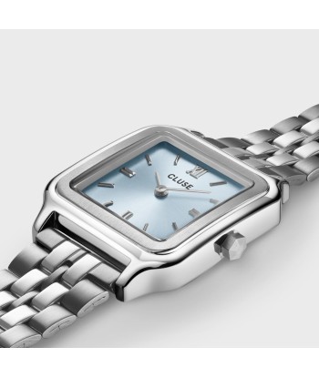 GRACIEUSE WATCH STEEL LIGHT BLUE SILVER COLOUR livraison et retour toujours gratuits