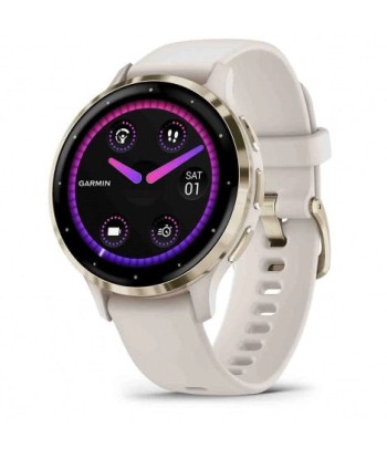 MONTRE CONNECTEE GARMIN Venu® 3S bracelet en silicone ivoire shop