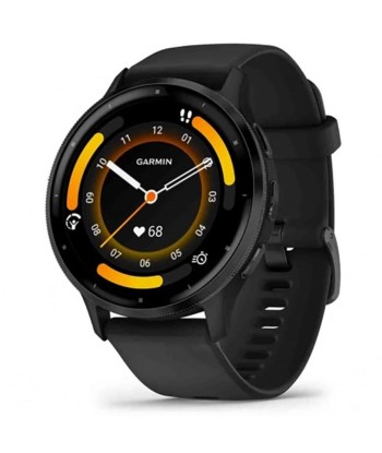 MONTRE CONNECTEE GARMIN Venu® 3S bracelet en silicone noir une grave pollution 