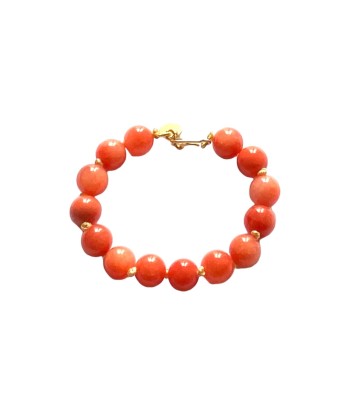 BRACELET 4 CROSSES RAINBOW PIERRE DE MONTAGNE NECTARINE ouvre sa boutique