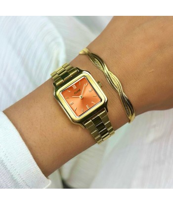 GRACIEUSE PETITE STEEL , APRICOT GOLD COLOUR JUSQU'A -70%! 