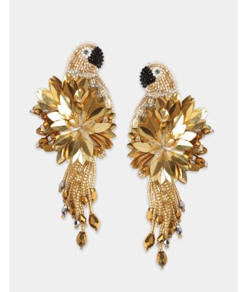 Boucles d'oreilles Olivia Dar Parrot Gold 2023