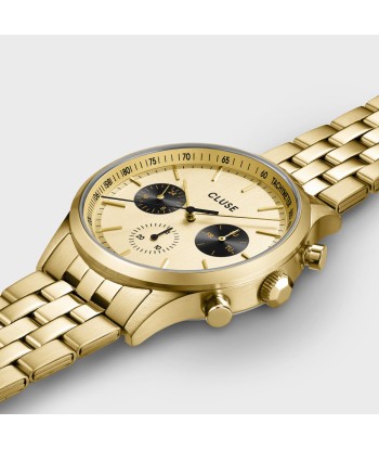 ANTHEOR MULTIFUNCTION WATCH STEEL FULL GOLD, GOLD COLOUR JUSQU'A -70%! 