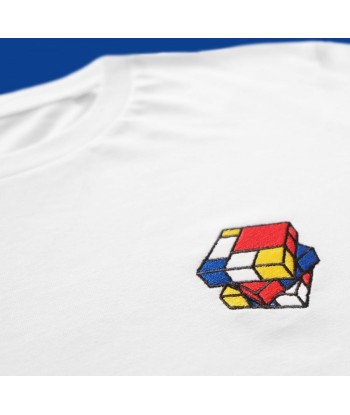 T-Shirt Le Mondrian brillant des détails fins